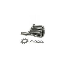 PRIVATE LABEL MFG POWER DRIVEN B-SERIES HOOD EXIT RACE HEADER (4-1 MEGAPHONE)